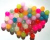 25 8mm Round Translucent Dyed & Coated Round Bead Mix Pack